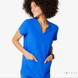 Figs Casma Top XXS Royal Blue